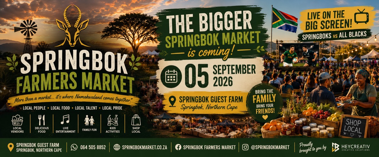 Springbok Farmers Market at Springbok Guest Farm on 5 September 2026